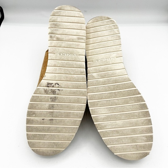 Vince Shelby Cork Wedge Heel Strap Sandals Tan 8.5 - Picture 7 of 10